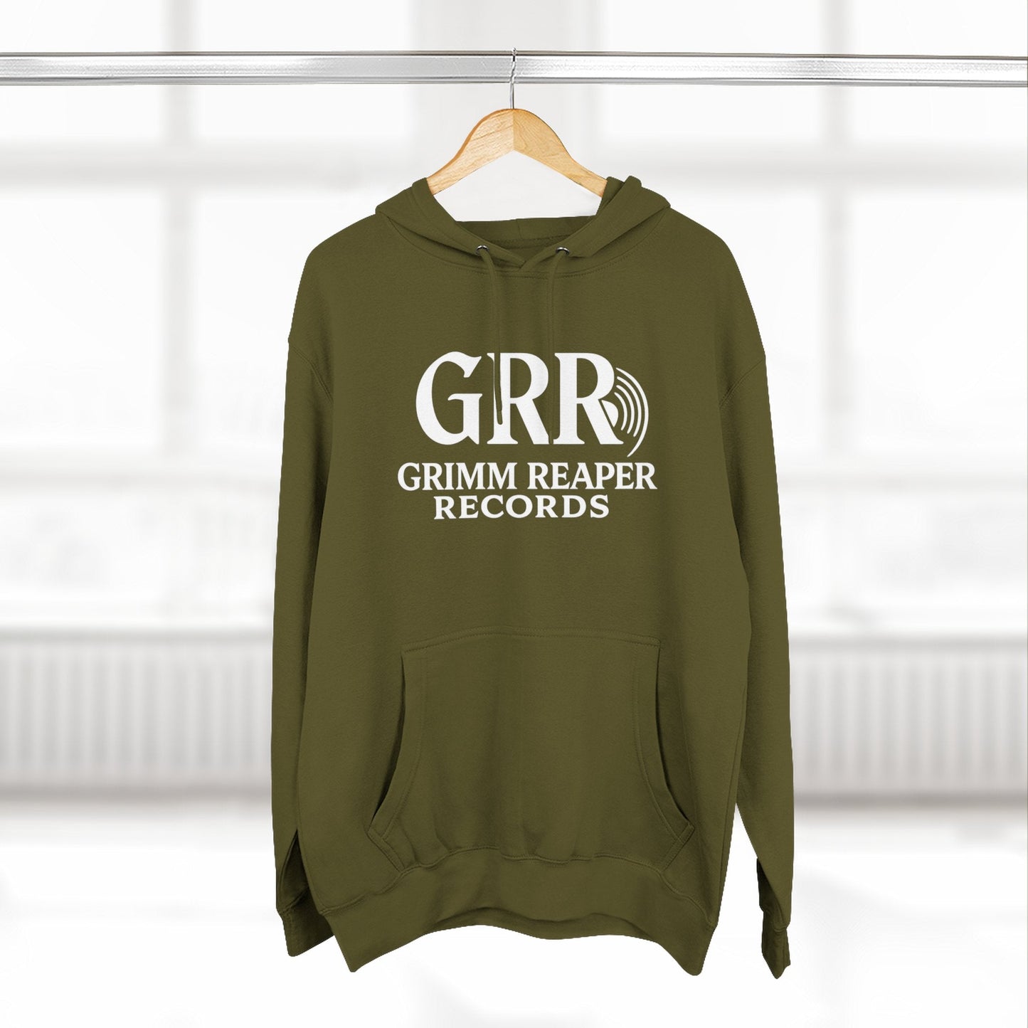 Shaddy Logo Hoodie — Retro Box-Logo Fleece Sweatshirt