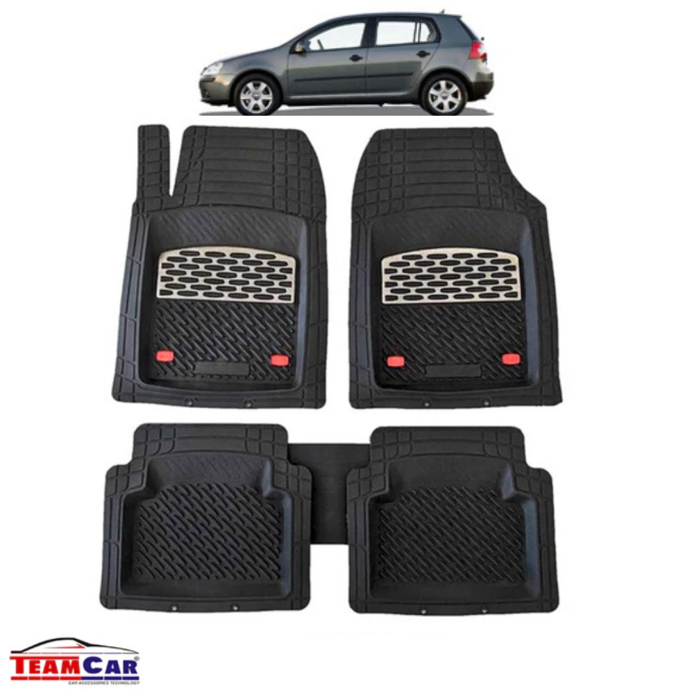 Covorase Auto TeamCar® Tip Tavita Compatibile Volkswagen Golf 5 Hatchback 5 uși (2003–2009) Negru intens