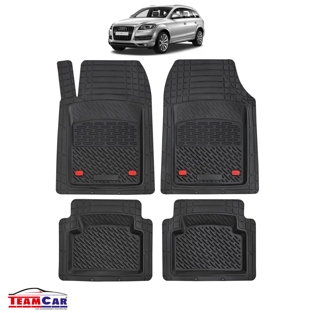 Covorase Auto TeamCar® Tip Tavita Compatibile Audi Q7 4L SUV (2005–2015)