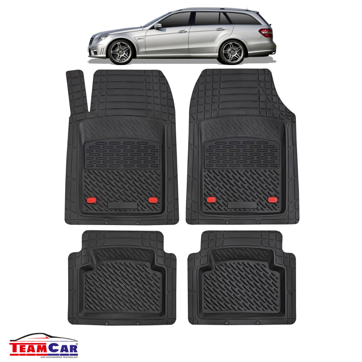 Covorase Auto TeamCar® Tip Tavita Compatibile Mercedes-Benz E-Class S212 Break (2009–2016)