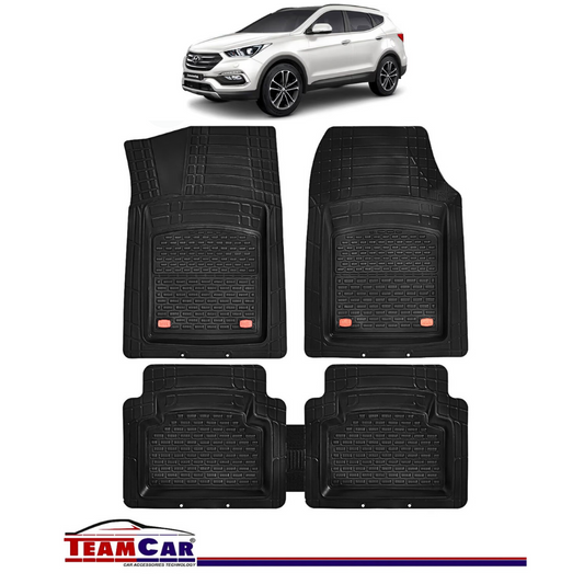 Covorase Auto TeamCar® Hyundai Santa Fe III (2012-2018) - Cauciuc Tip Tavita