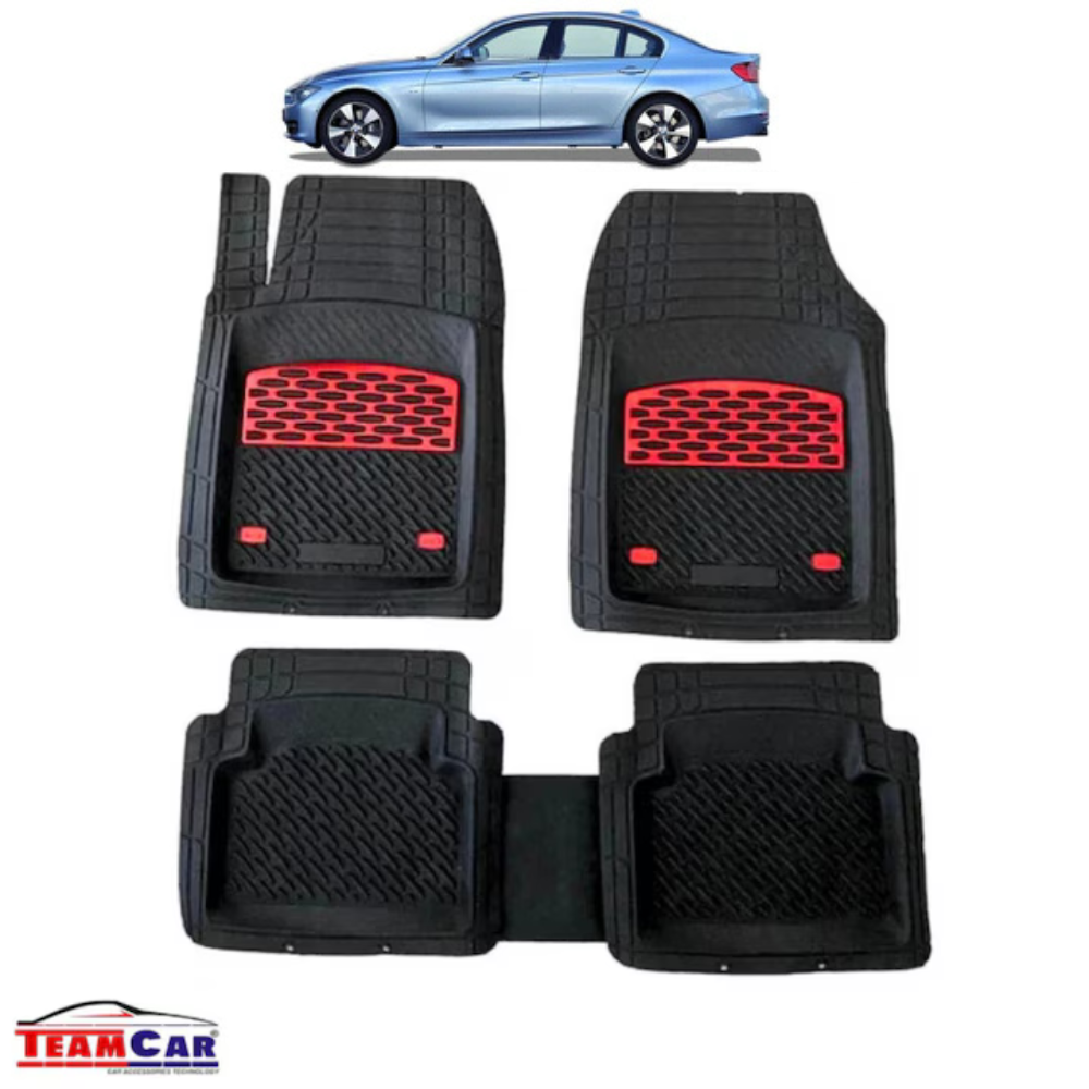 Covorase Auto TeamCar® Tip Tavita Compatibile BMW Seria 3 F30 Sedan (2012–2019) Red