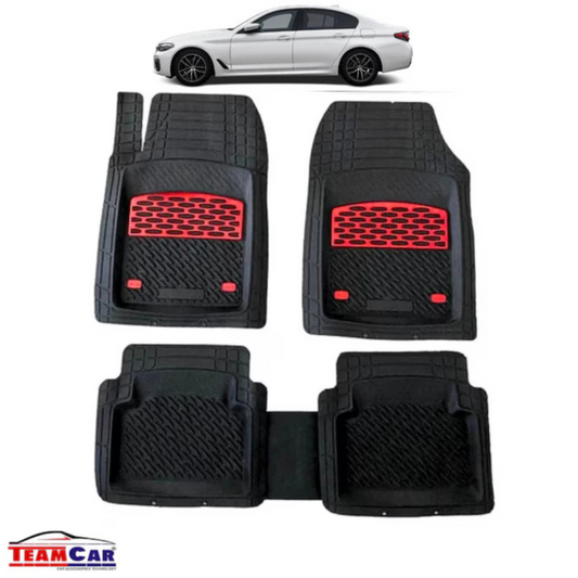 Covorase Auto TeamCar® Tip Tavita Compatibile BMW Seria 5 G30 Sedan (2017–2023) , Red