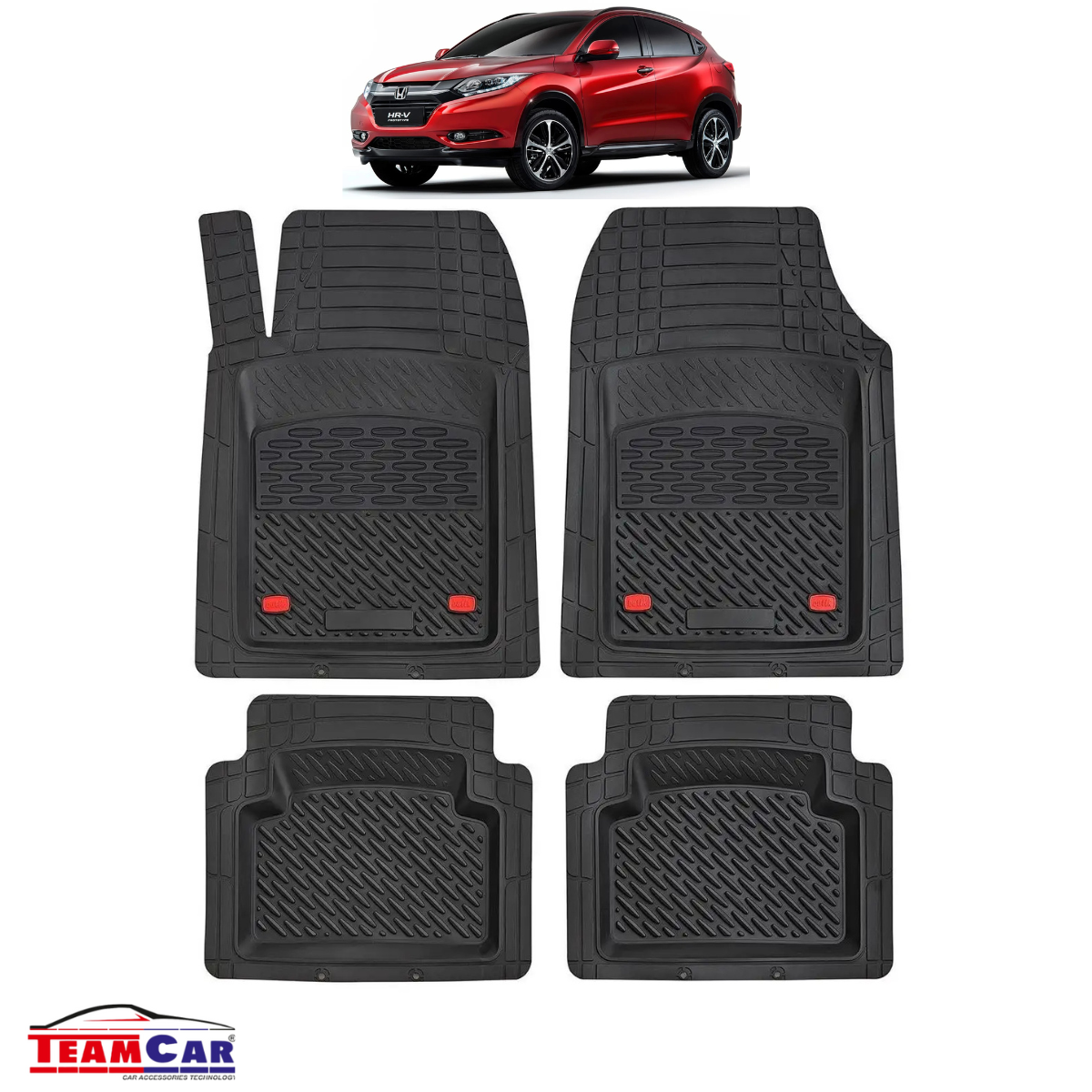 Covorașe Auto TeamCar® Tip Tăviță Compatibile Honda HR-V 2 (2015–2021) - Suv