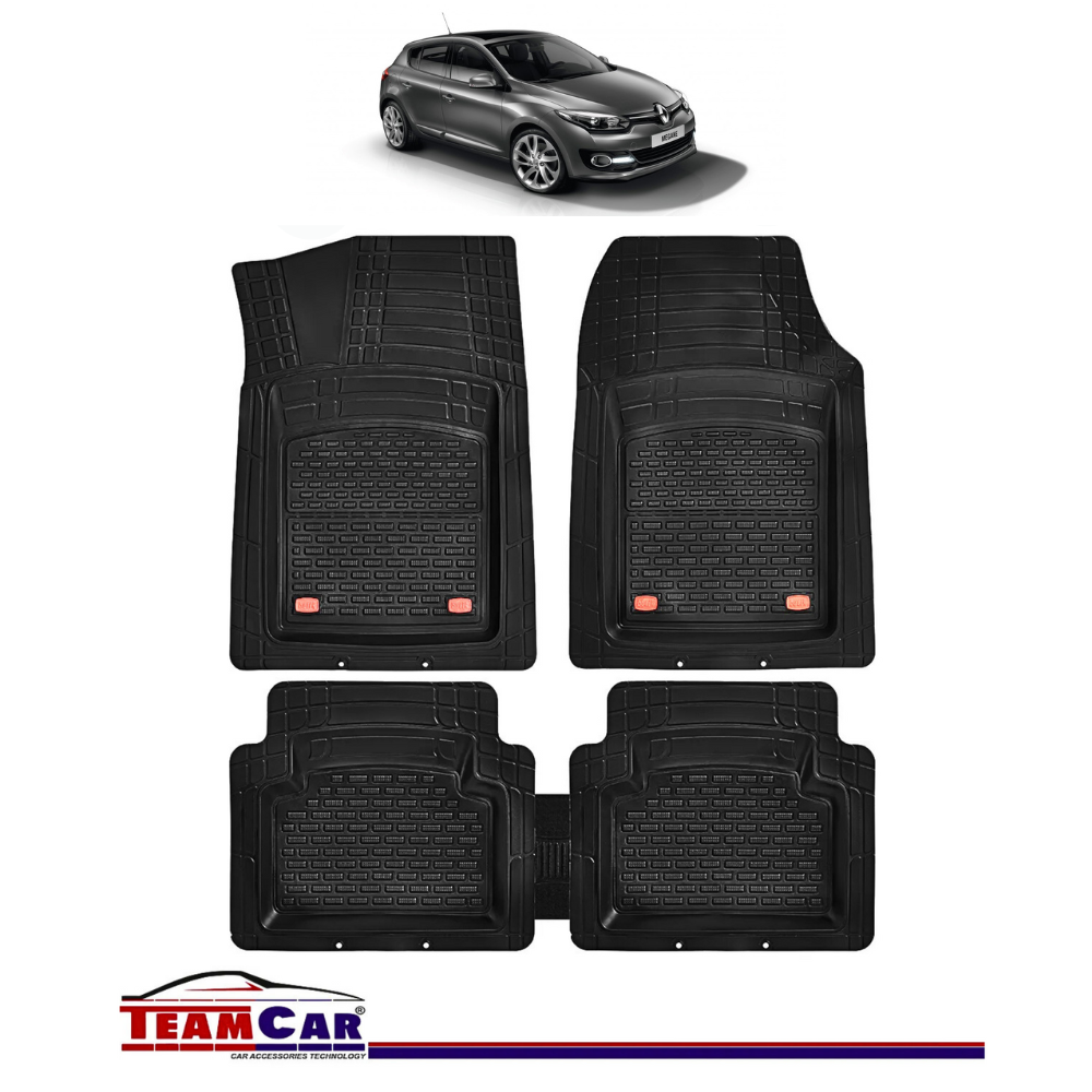 Covorașe Auto TeamCar® Tip Tăviță Compatibile Renault Megane III Facelift (2014–2016) - Hatchback