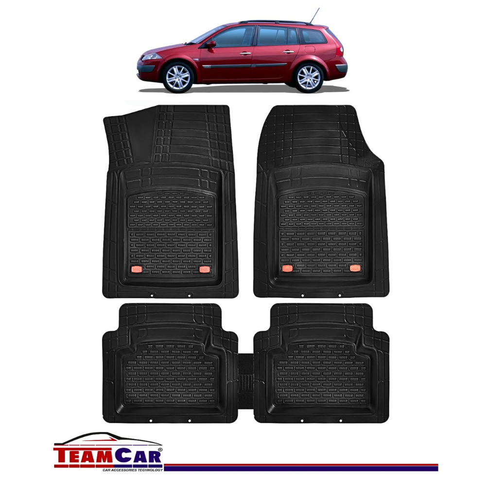 Covorașe Auto TeamCar® Tip Tăviță Compatibile Renault Megane II (2002–2005) - Grandtour