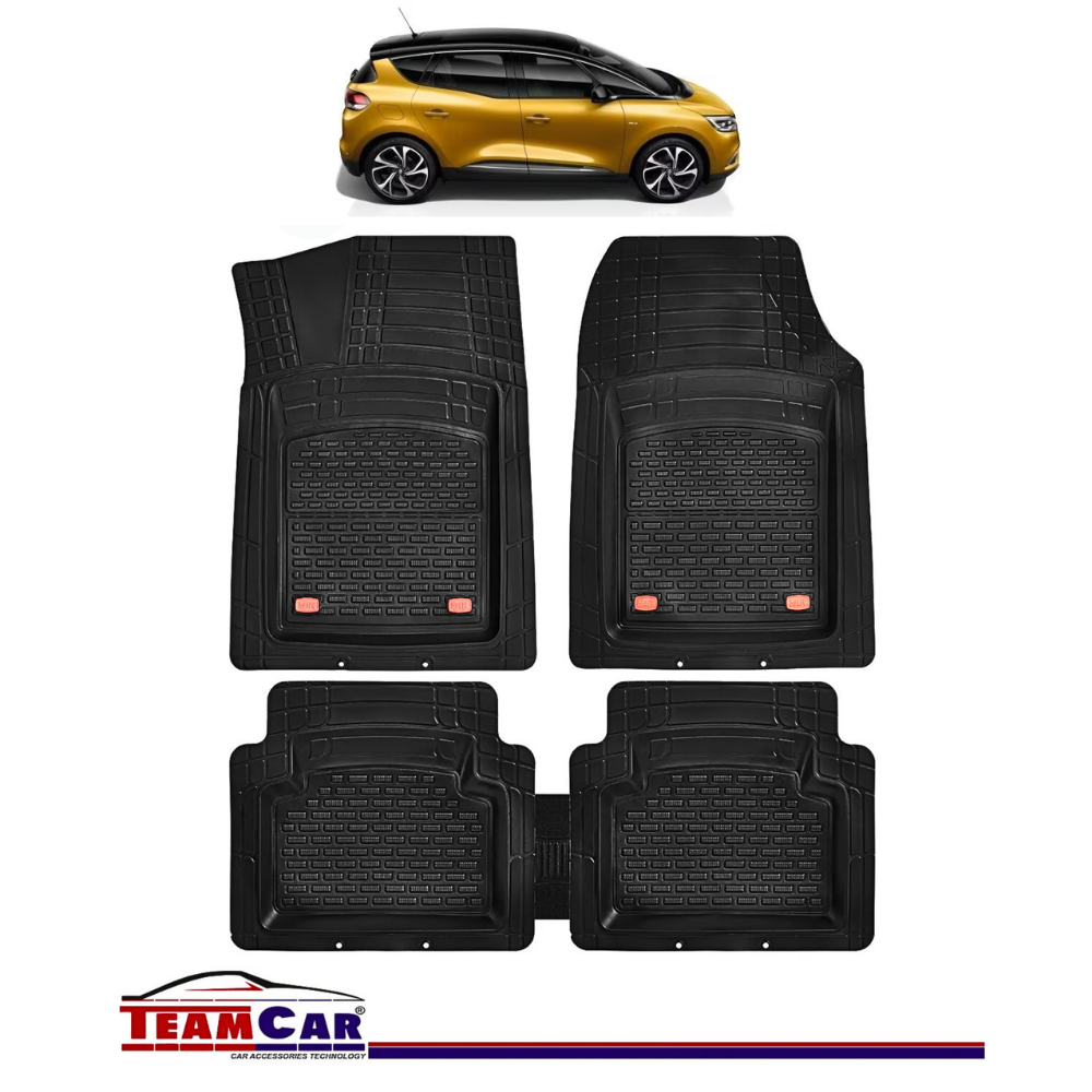 Covorașe Auto TeamCar® Tip Tăviță Compatibile Renault Scenic IV (2016–2022) - Monovolum