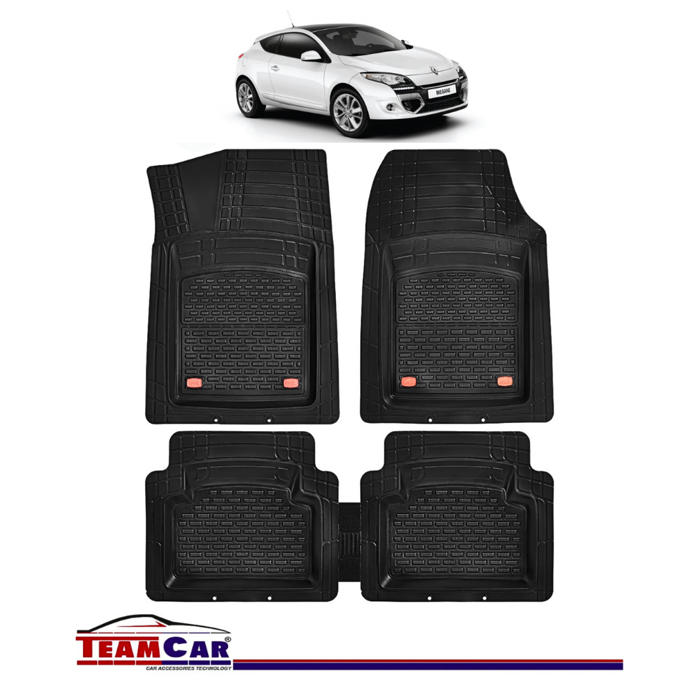 Covorașe Auto TeamCar® Tip Tăviță Compatibile Renault Megane III (2008–2016) - Coupe
