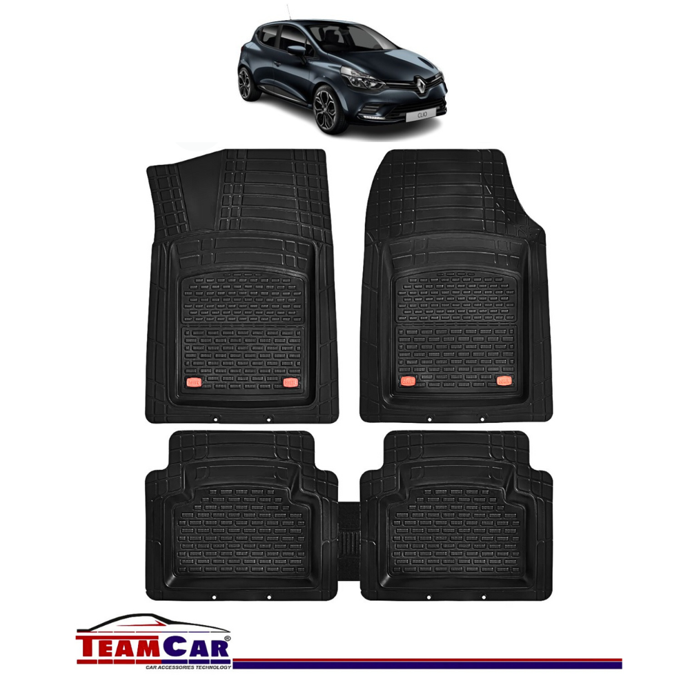 Covorașe Auto TeamCar® Tip Tăviță Compatibile Renault Clio IV (2012–2019) - Hatchback