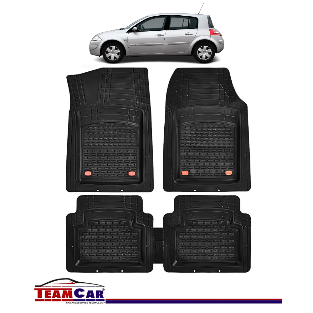 Covorașe Auto TeamCar® Tip Tăviță Compatibile Renault Megane II (2002–2009) - Hatchback
