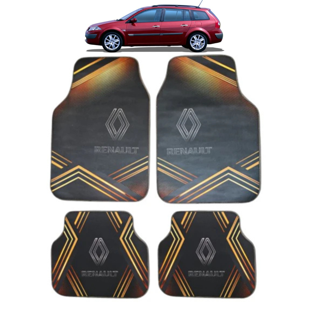 Covorașe Universale Renault Megane II Grandtour 2006–2009 – Galben/Negru