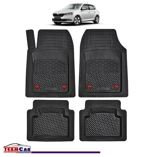 Covorașe Auto TeamCar® Tip Tăviță Compatibile Skoda Fabia III (2014–2021) - Hatchback