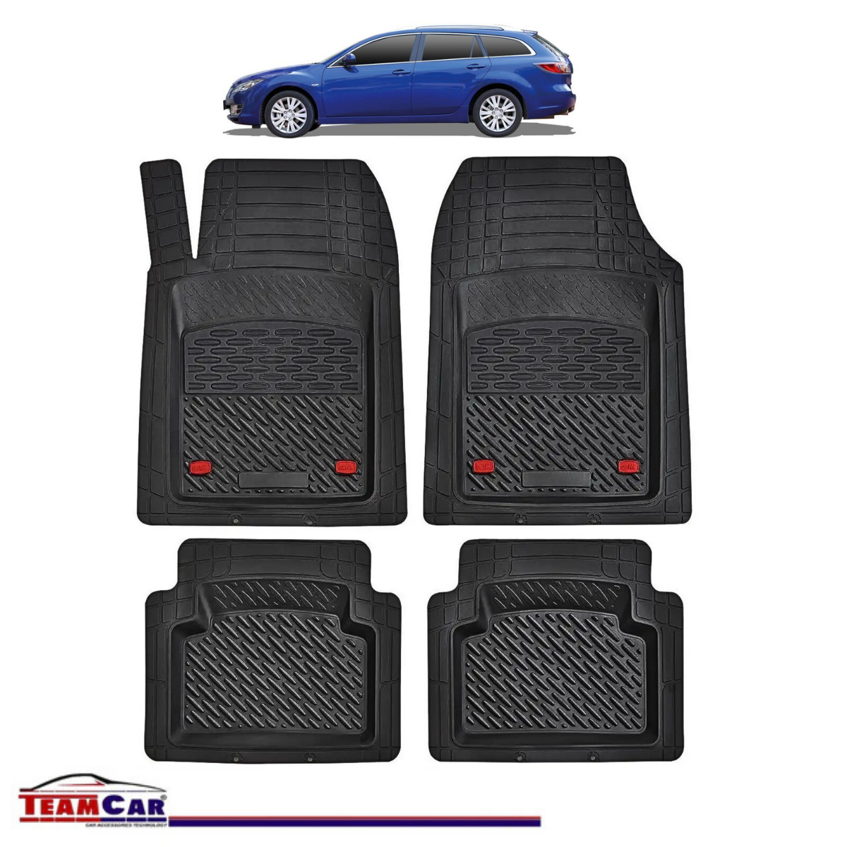Covorașe Auto TeamCar® Tip Tăviță Compatibile Mazda 6 GH (2007–2012) - Combi