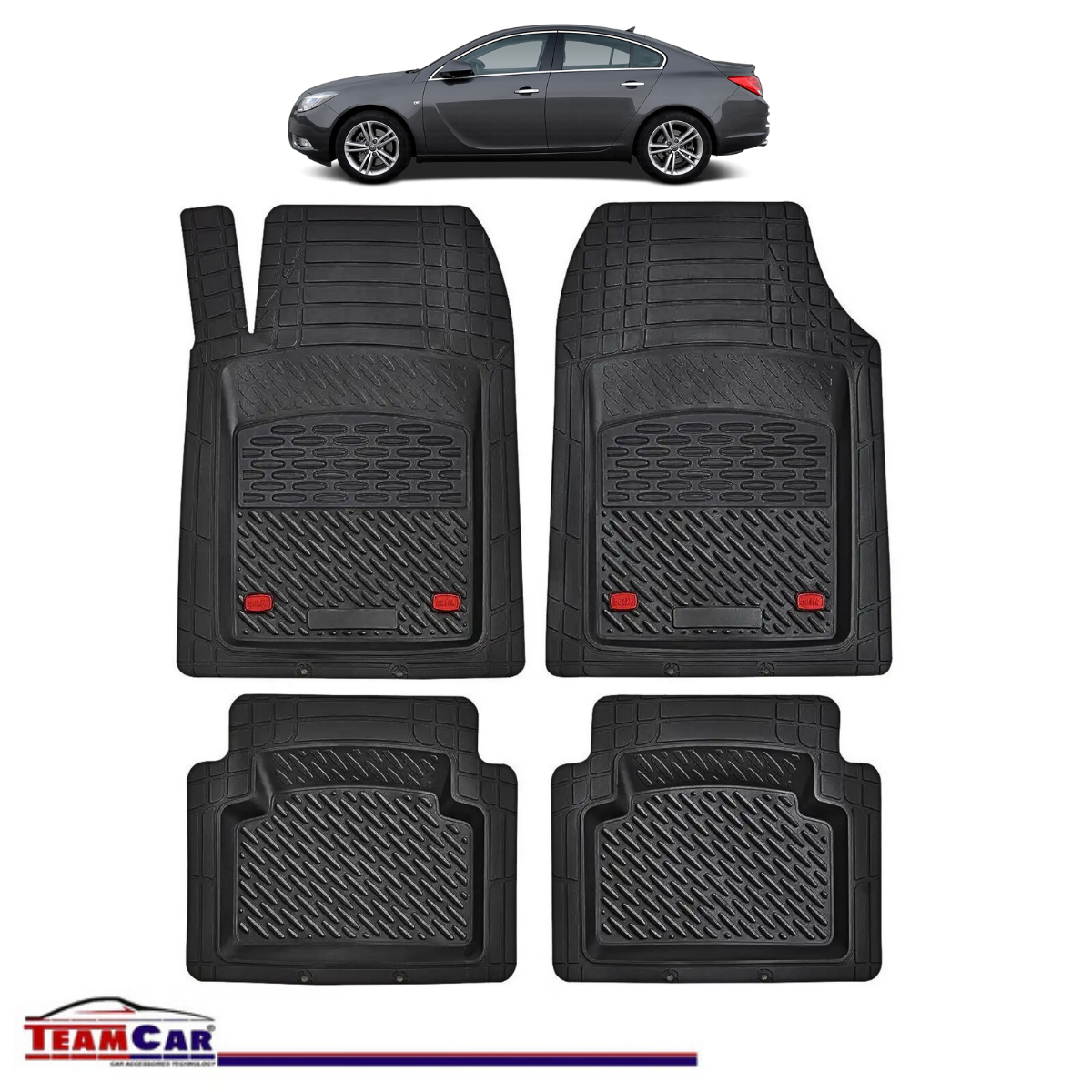 Covorașe Auto TeamCar® Tip Tăviță Compatibile Opel Insignia A (2008–2017) - Sedan