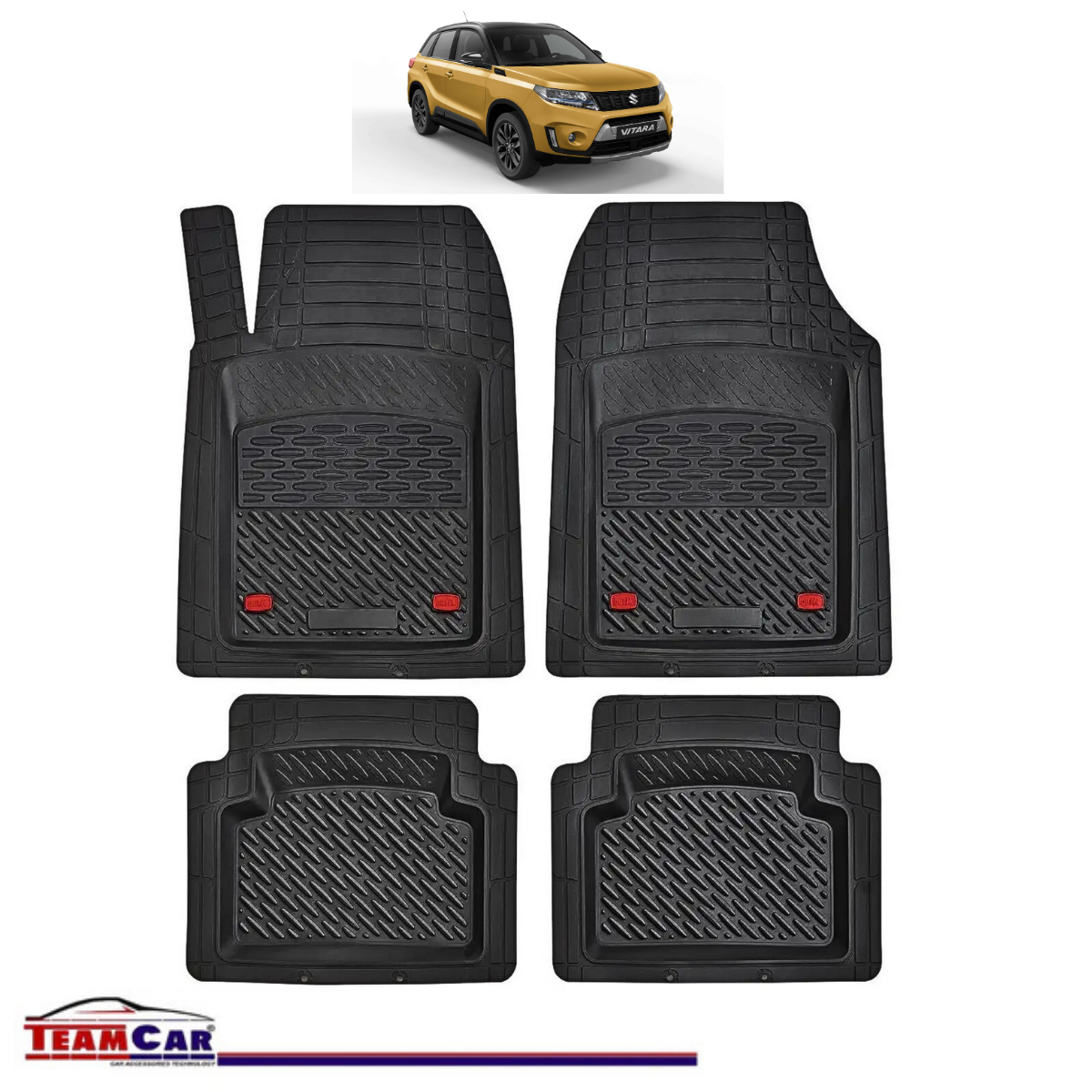 Covorașe Auto TeamCar® Tip Tăviță Compatibile Suzuki Vitara 4 (2015+) - Suv