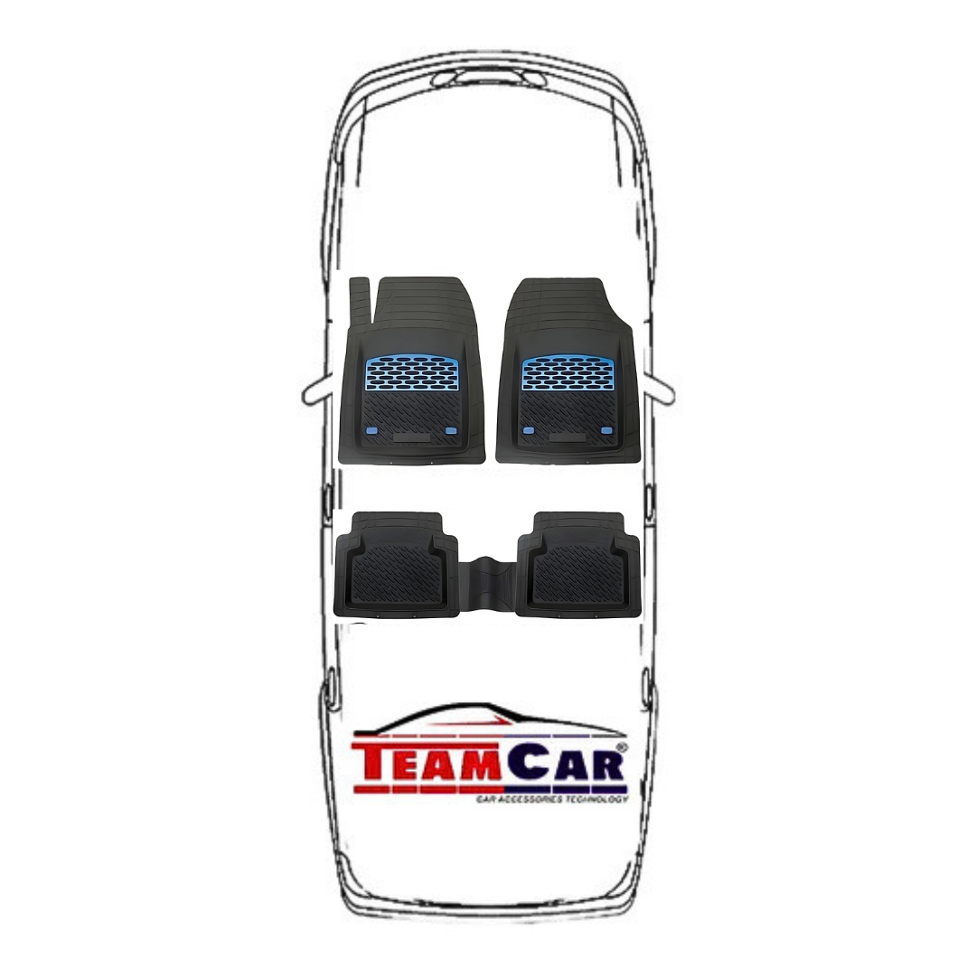 BMW Seria 5 E60 Covorase Auto TEAMCAR® Tip Tăvită pentru 2003-2010, Compatibile Universal, Blue