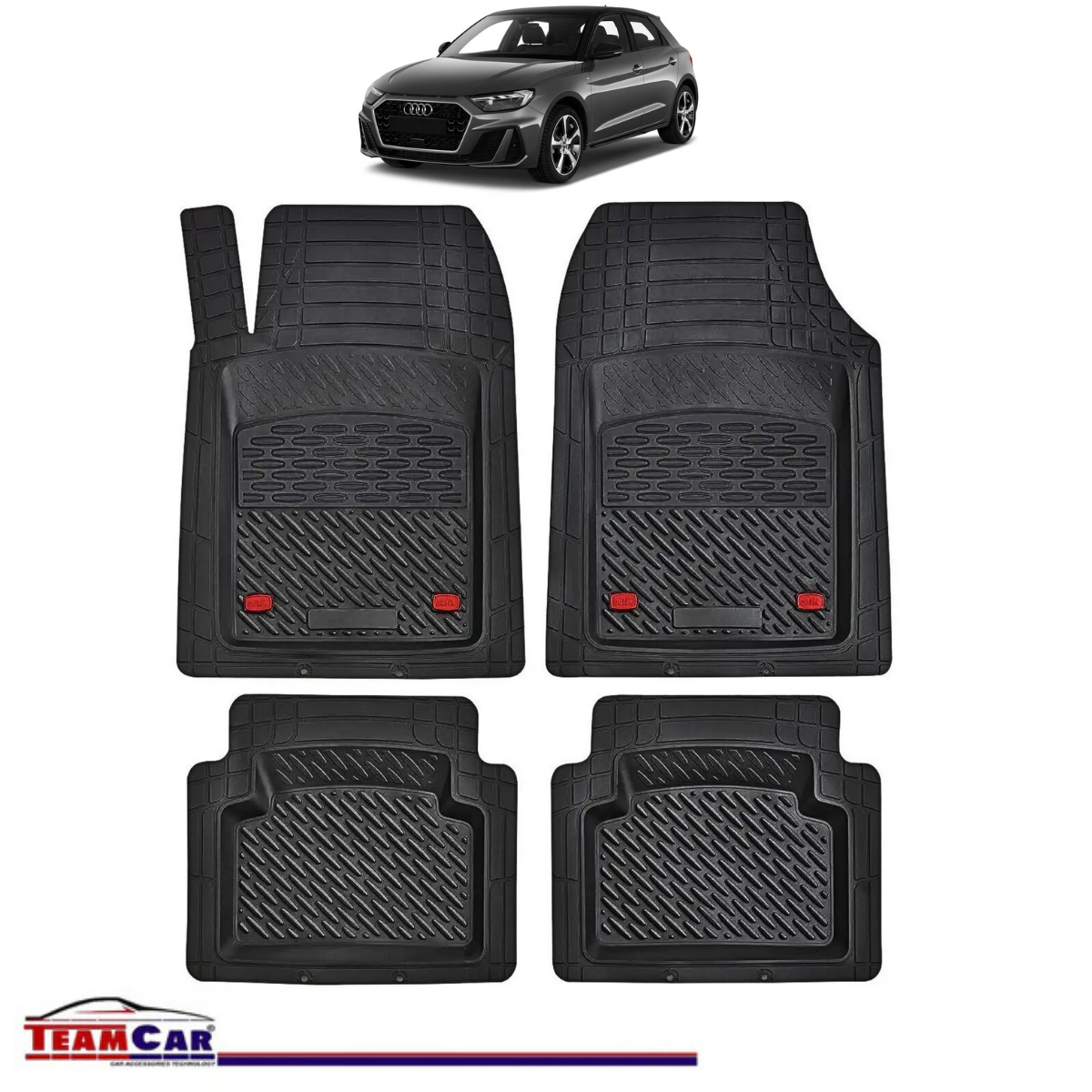 Covorase Auto TeamCar® Tip Tavita Compatibile Audi A1 GB Hatchback 5 uși (2018–2025)