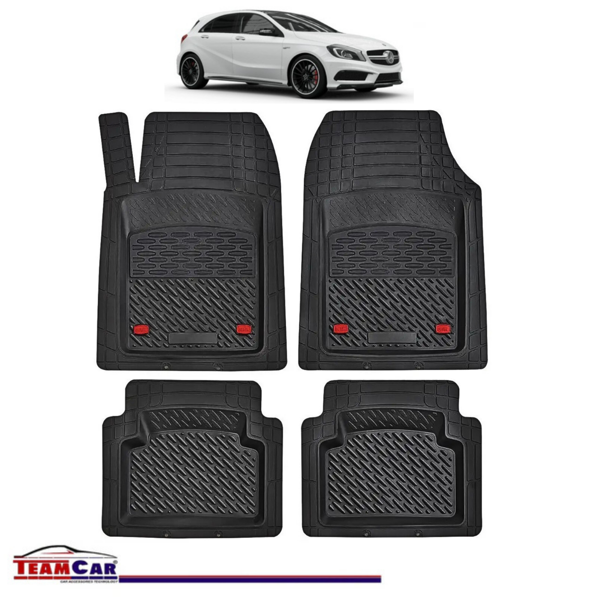Covorase Auto TeamCar® Tip Tavita Compatibile Mercedes-Benz A-Class W176 Hatchback (2012–2018)