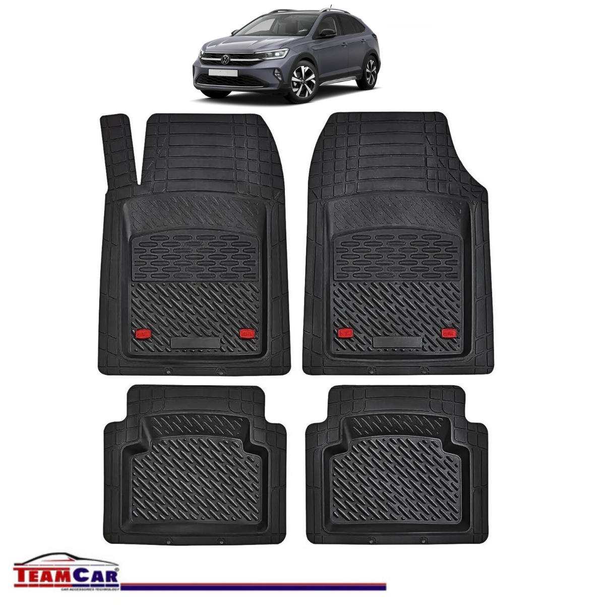 Covorase Auto TeamCar® Tip Tavita Compatibile Volkswagen Taigo CS SUV Coupé (2021–2025)