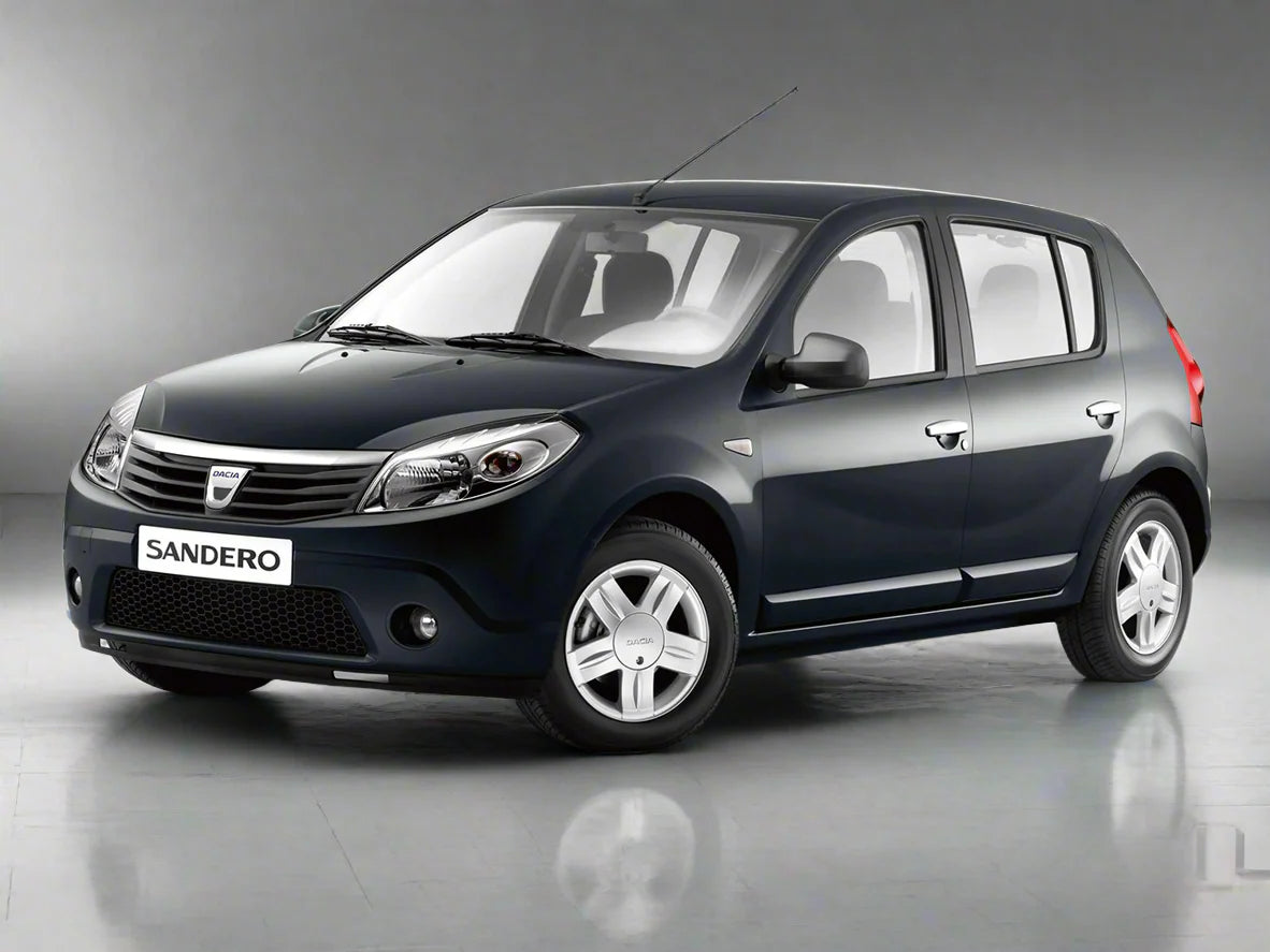 Covorașe Auto TeamCar® Tip Tăviță Compatibile Dacia Sandero I (2008–2012) - Red