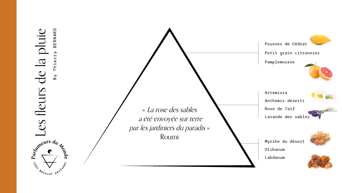 Apa de parfum, Les fleurs de la pluie, 50ml de Thierry BERNARD