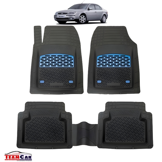Covorașe Auto TeamCar® Tip Tăviță Compatibile Ford Mondeo Mk3 (2000–2007) - Sedan Blue