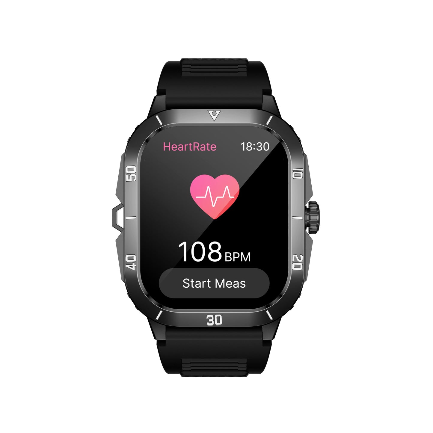Ceas Inteligent SmartWatch, Pedometru, Apel Bluetooth, Autonomie 5-10 Zile, Rezistent la apa, Notificari Social Media, Monitorizare Somn, Ritm Cardiac, Contor Calorii, Ecran Tactil HD 2.01 inch, Moduri Sport, Incarcator Wireless, Fitness Tracker, Negru