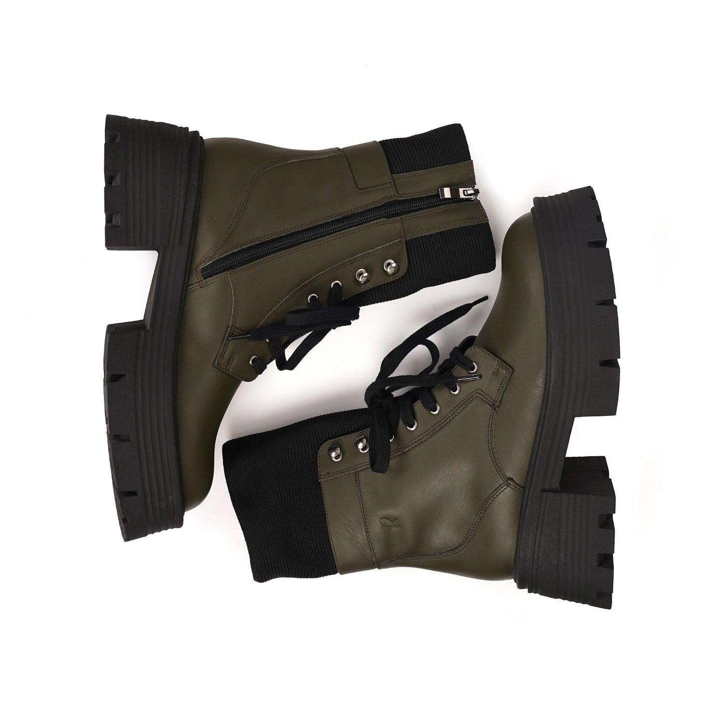 Brodequin Vert | Chaussette