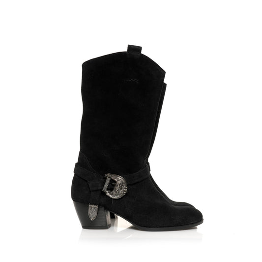 Santiag Noir Suede