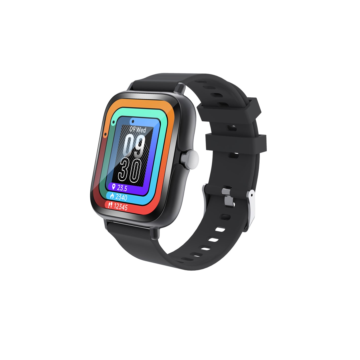 Ceas Inteligent SmartWatch, Pedometru, Apel Bluetooth, Autonomie 5-10 Zile, Rezistent la apa, Notificari Social Media, Monitorizare Somn, Ritm Cardiac, Contor Calorii, Ecran Tactil HD 1.83 inch, Moduri Sport, Incarcator Wireless, Fitness Tracker