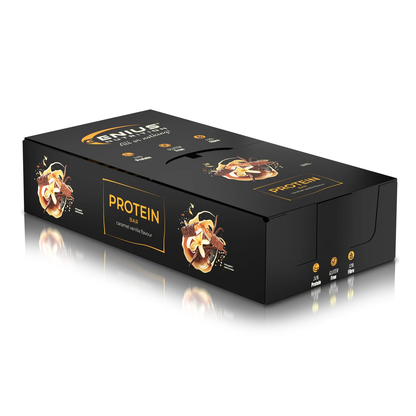 Multilayer Protein Bar 50g - Vanilie și Caramel