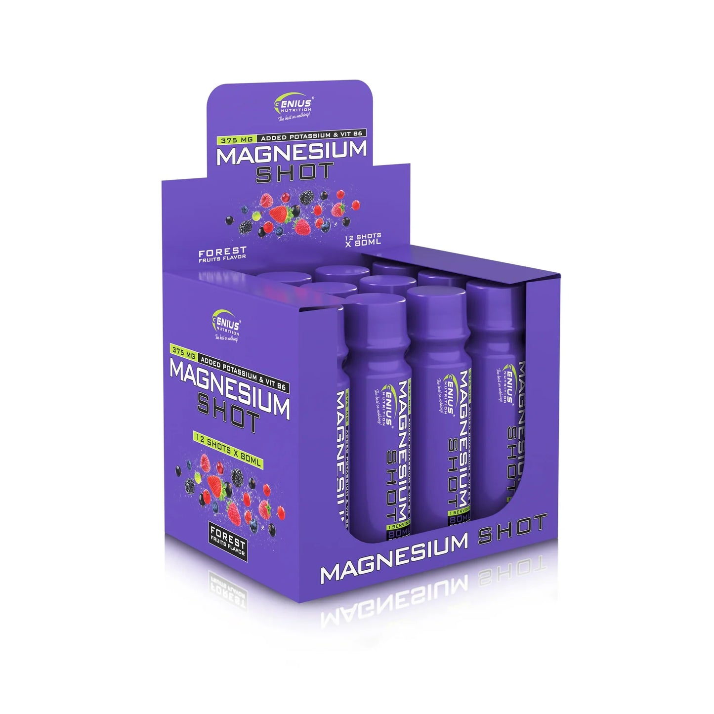 Magnesium Shot 80ml Cu Aromă De Fructe De Pădure