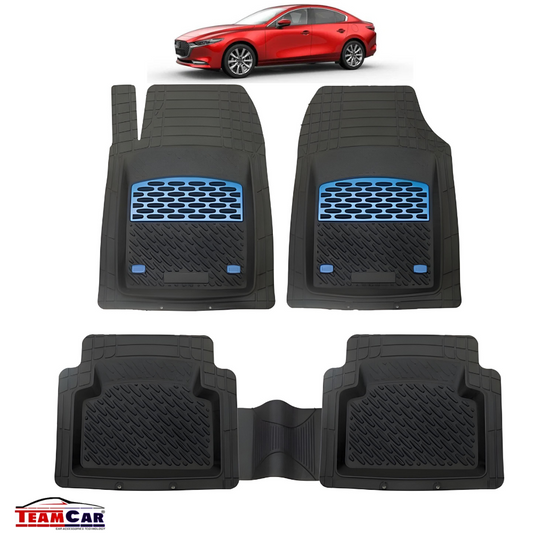Mazda 3 BP Covorașe Auto TeamCar® Tip Tăviță Compatibile (2019–prezent) - Sedan Blue