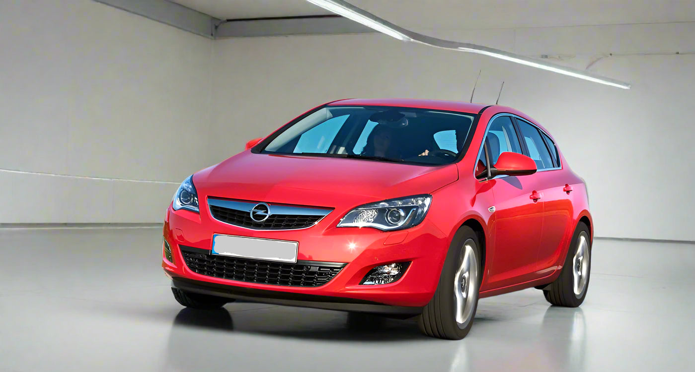 Opel Astra J Covorase Auto Tip Tavita Compatibile (Mk6) Hatchback 5 uși (2009–2015) Red