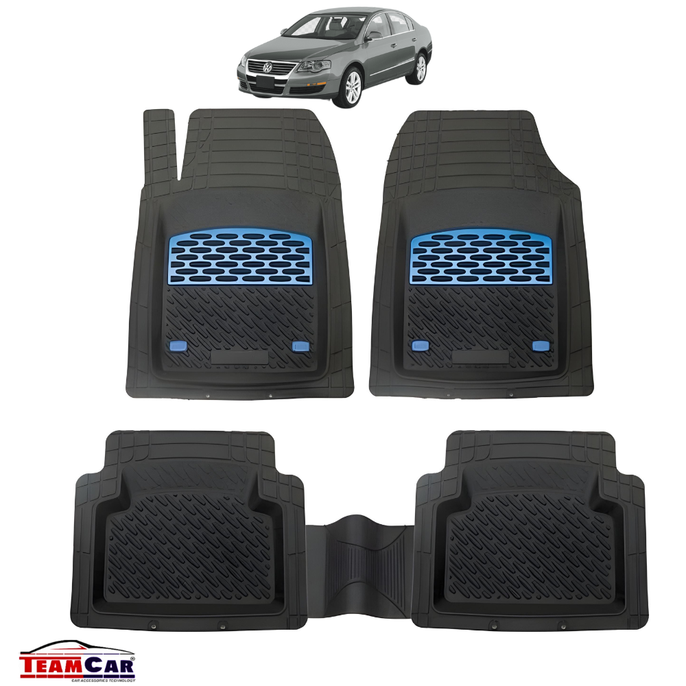 Volkswagen Passat B6 Sedan Covorase Auto TeamCar® Tip Tavita Compatibile (2005–2010) Blue