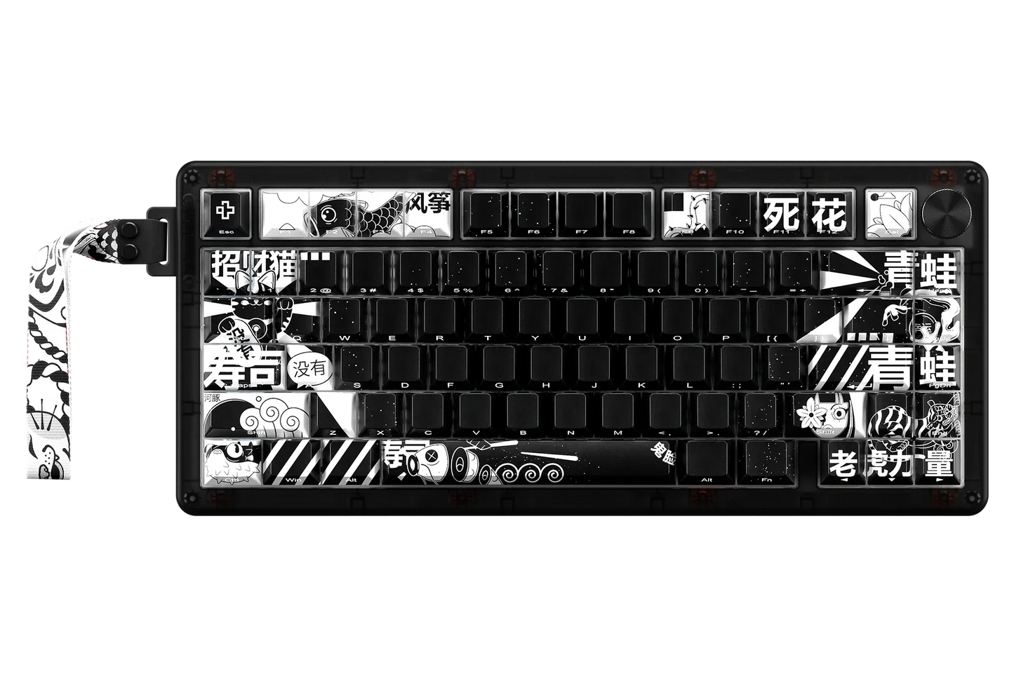 QwertyKey75 HE Momo – Efect Hall, Declanșare rapidă, RGB, Snap Tap, Comutatoare magnetice