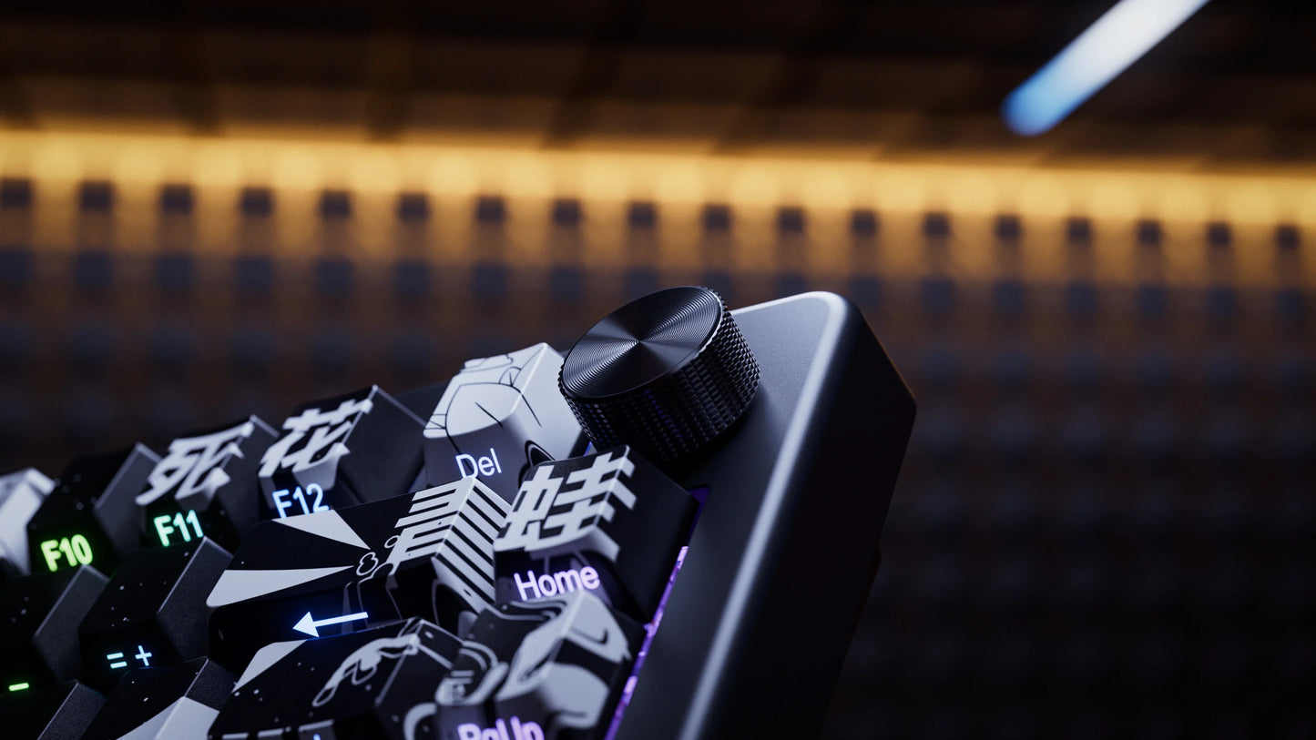 QwertyKey75 HE Momo – Efect Hall, Declanșare rapidă, RGB, Snap Tap, Comutatoare magnetice