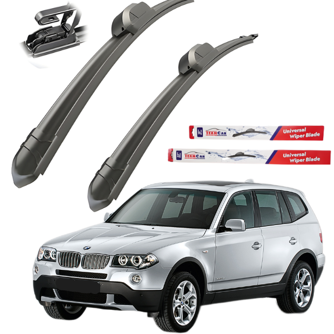 Stergatoare BMW X3 E83 (2003–2006, pre-facelift) TeamCar® Flat – Set fata