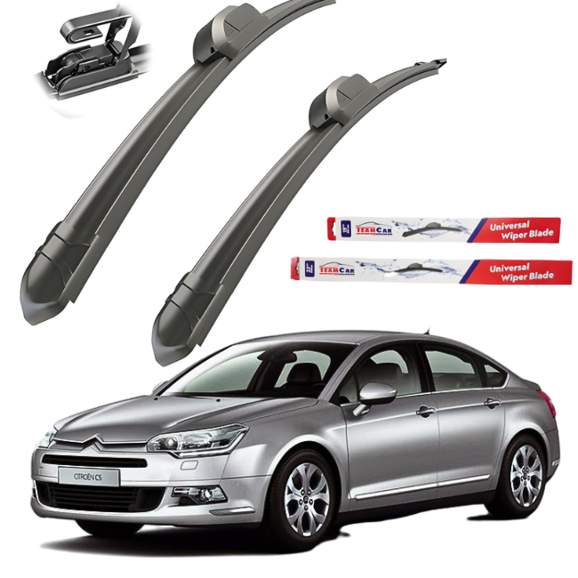 Stergatoare Citroen C5 2001-2008 TeamCar® Flat – Set fata