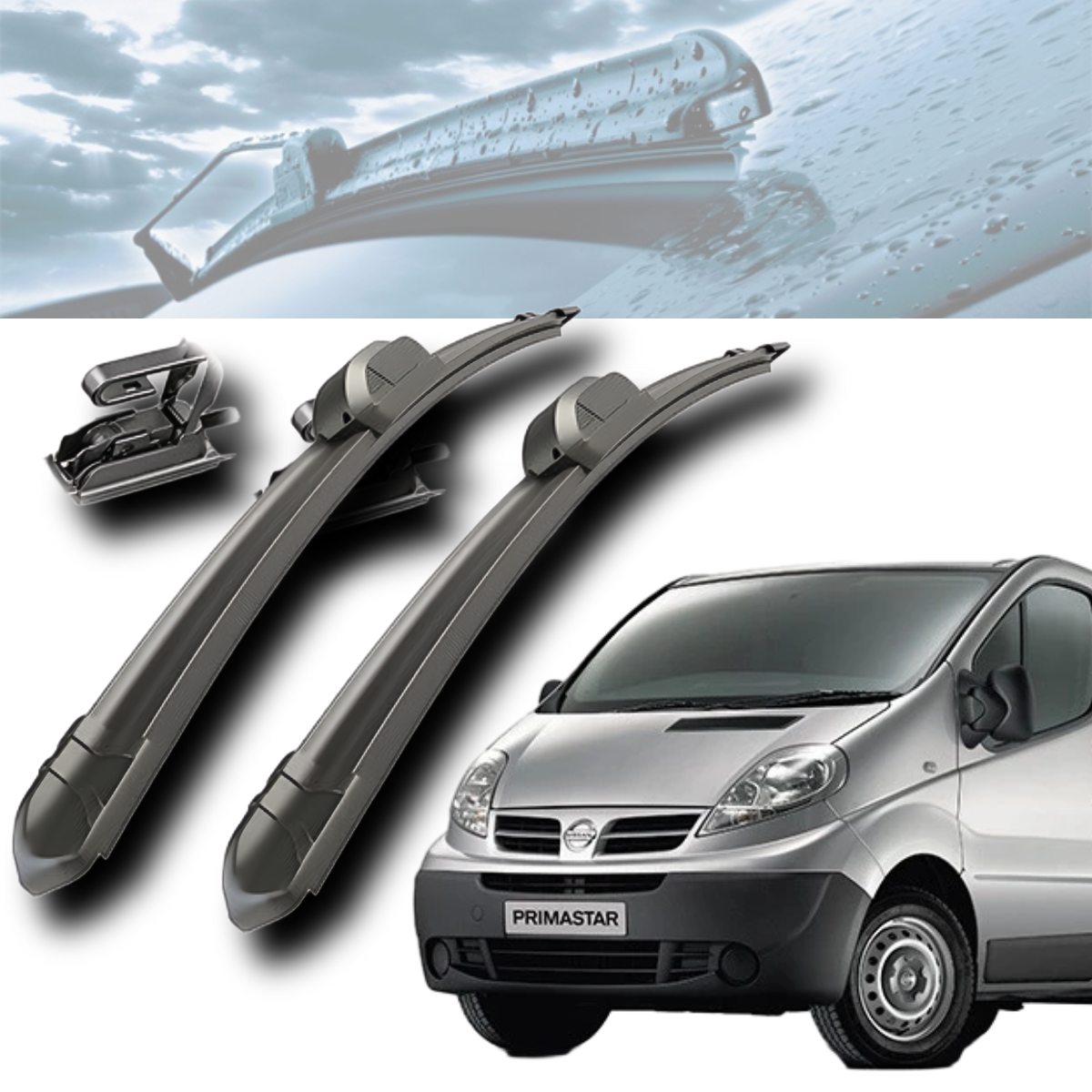Stergatoare NISSAN  Primastar (2002–2014) TeamCar® Flat – Set fata