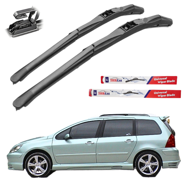 Stergatoare Peugeot 307 SW (2001–2008) TeamCar® Hybrid – Set fata