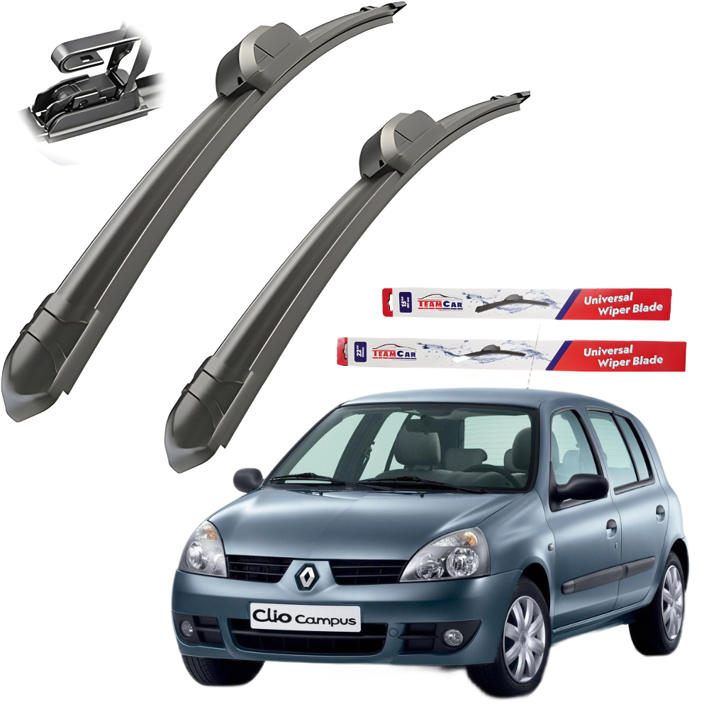 Stergatoare Renault Clio II (1998–2012) TeamCar® Flat – Set fata