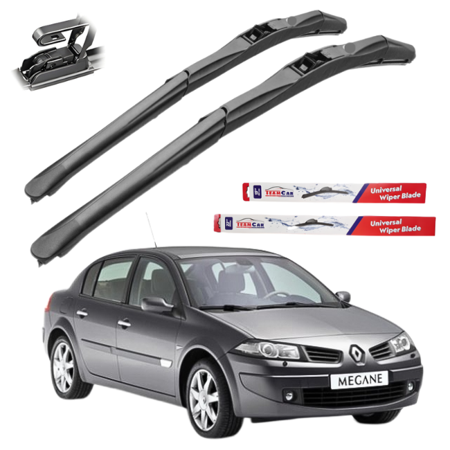 Stergatoare Renault Megane II (2002–2009) TeamCar®– Set fata