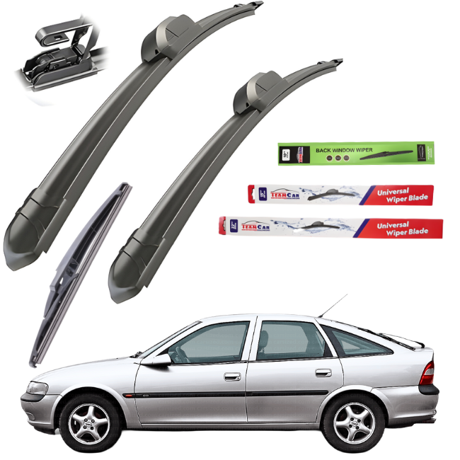 Stergatoare Opel Vectra B Hatchback (1995–2002) TeamCar® Flat – Set Complet