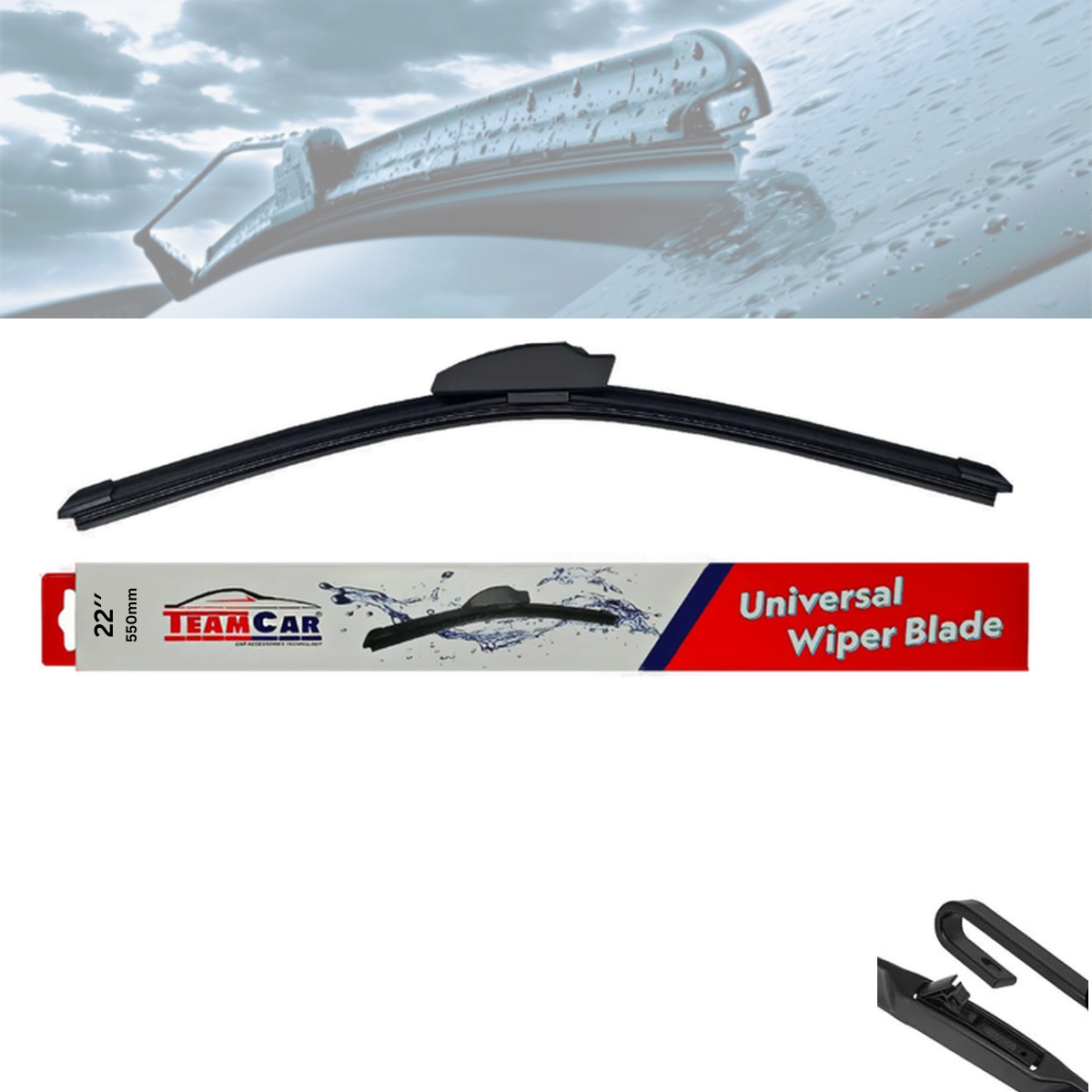 Set stergătoare VOLKSWAGEN Transporter T4 (1990–2003) TeamCar®  Flat – Set față