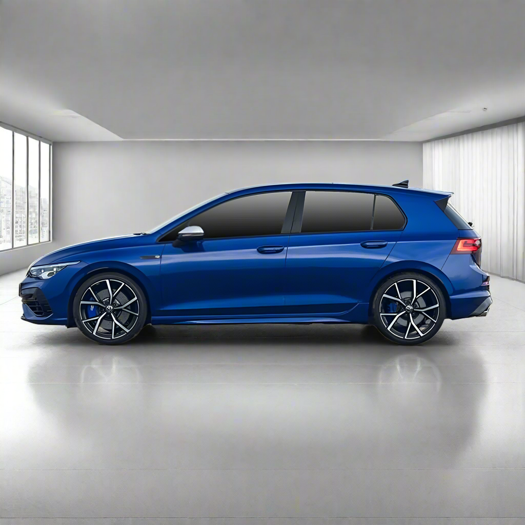 Covorase Universale VW Golf 8 Hatchback 2020–2025 – Albastru/Negru