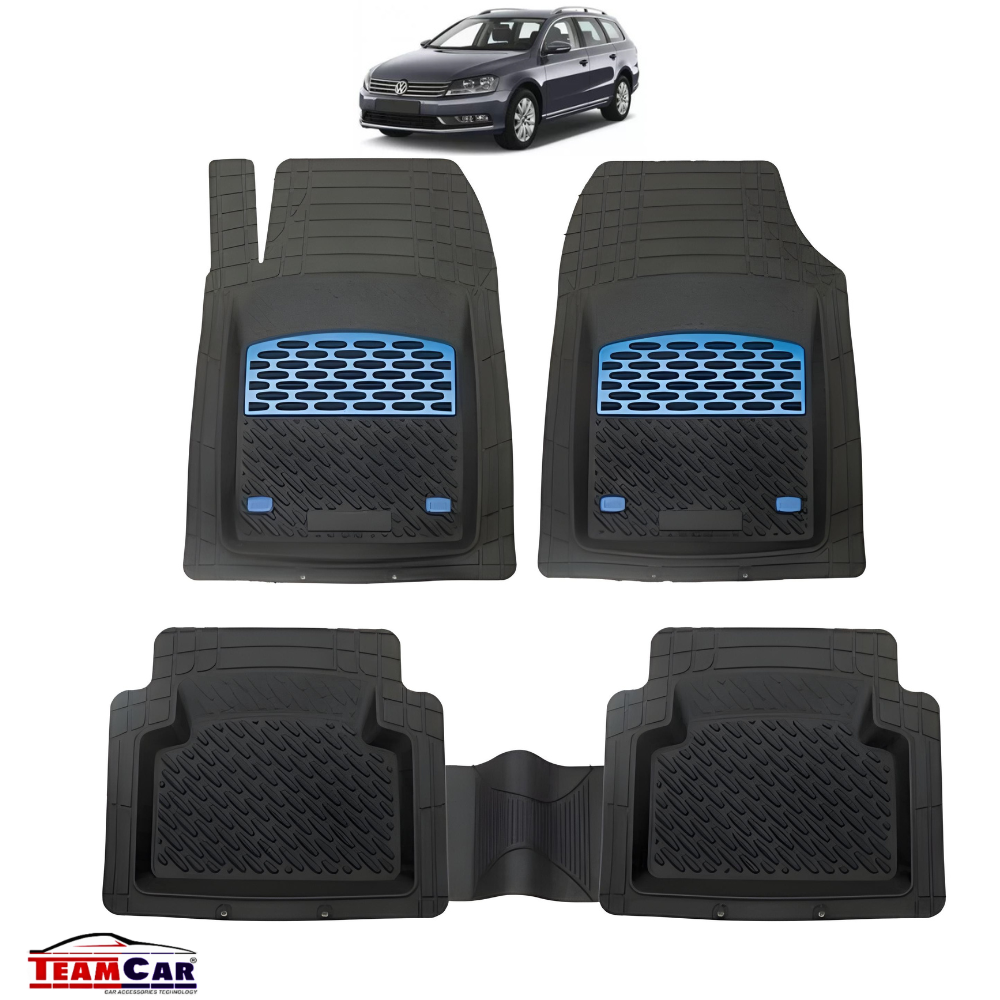 Volkswagen Passat B7 Variant Covorase Auto TeamCar® Tip Tavita Compatibile (2010–2014) Blue