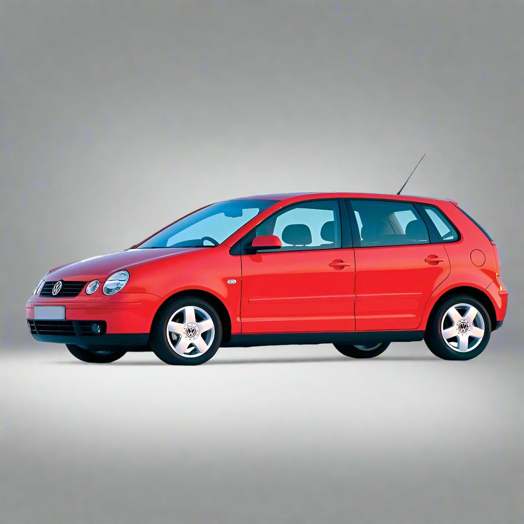 Volkswagen Polo IV Covorașe TeamCar® Tip Tăviță Compatibile (2001–2009) - Red