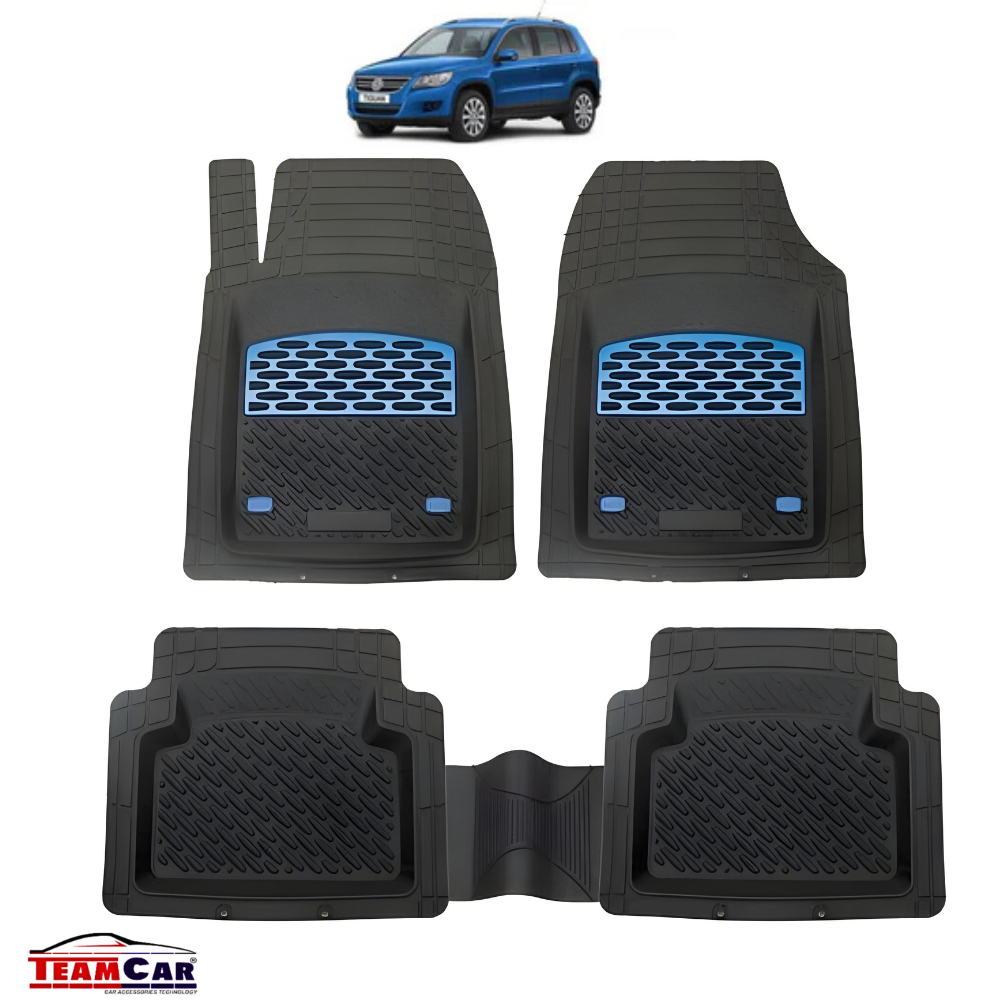 Covorase Auto TeamCar® Tip Tavita Compatibile Volkswagen Tiguan AD1 SUV (2007–2016) BLUE