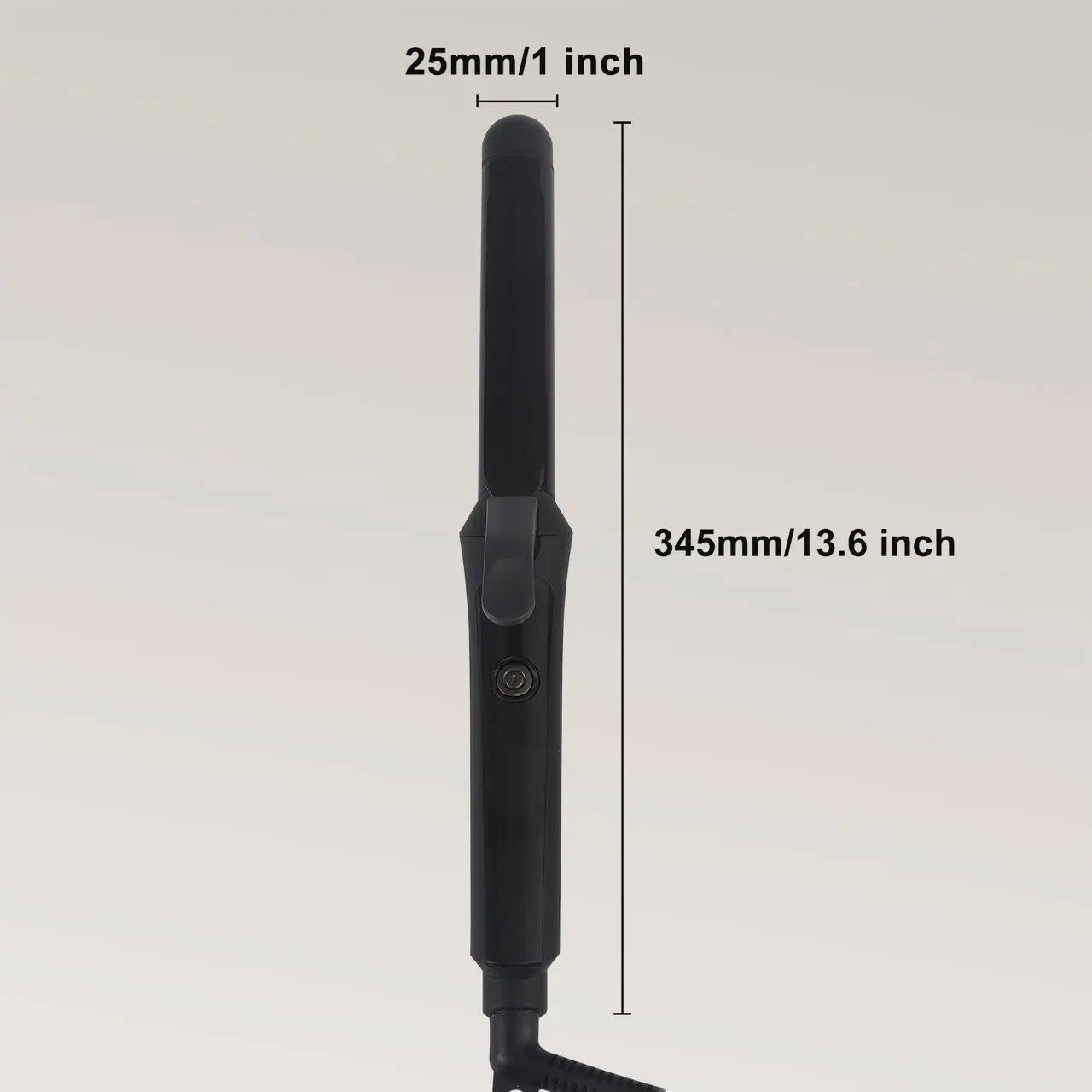 Ondulator de păr profesional, 25mm, înveliș ceramic, anti-arsură